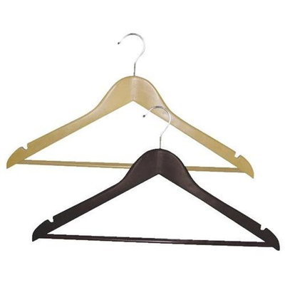 Homz Wood Suit Clothes Hanger