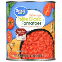 Great Value Italian-Style Petite Diced Tomatoes, 28 oz