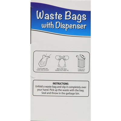 Pet All Star Waste Bags with Dispenser, 24 Rolls, 360 Count