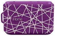 iHome iBT370UW Fabric Splashproof Speaker - Purple