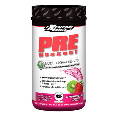 Extreme Edge Pre Workoit Strawberry Kiwi Flavor Bluebonnet 1.32 lb Liquid