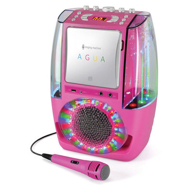 The Singing Machine Classic AGUA Karaoke System - Pink