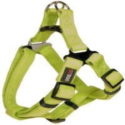 Dogline M8101-5 11-15 L x 0. 63 W inch Comfort Microfiber Step-In Harness, Green