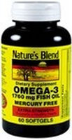 Omega-3 Fish Oil Extra Strength 1,760 mg 60 Sgels
