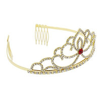 CamingHG Bridal Wedding Crystal Rhinestone Hair Headband Crown Comb Tiara Prom Pageant