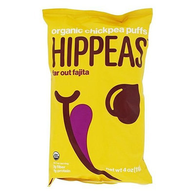 Hippeas 2164531 4 oz Organic Fajita Chickpea Puff - Case of 12
