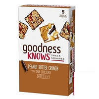 goodnessknows Peanut Butter Crunch & Dark Chocolate Snack Squares