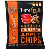 Bare Fruit BWA01797 12 x 3.4 oz Naturally Crunchy Cinnamon Apple Chips
