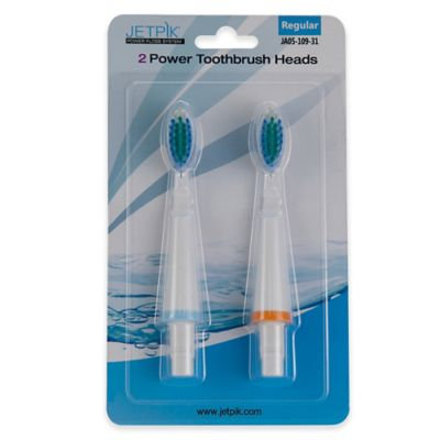 Nucreatronics Jetpik Power Floss System Power Brush Heads, 2 count