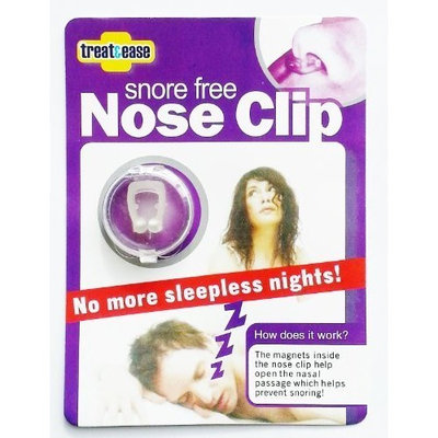 Snore Free Nose Clip - Anti Snoring Device - Quieter Restful Sleep