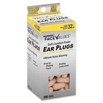 Harmon Face Values Soft Foam Beige Ear Plugs 50 Pair
