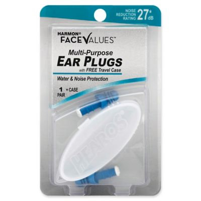 Harmon Face Values Multi-Purpose Ear Plugs 1 Pair + Case