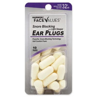 Harmon Face Values Snore Blocker White Ear Plugs 10 Pair