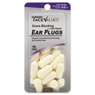 Harmon Face Values Snore Blocker White Ear Plugs 10 Pair