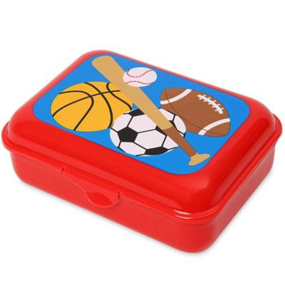 Stephen Joseph® 64 oz. Sports Snack Box in Red