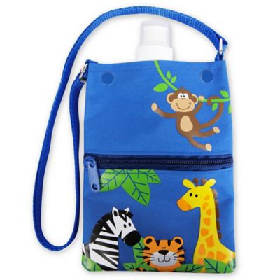 Stephen Joseph® Zoo Water Bottle Tote in Blue