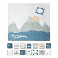 Lulujo I Will Move Mountains Milestone Blanket & Cards by Lulujo