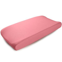 Liz and Roo Nectar Pink Linens Changing Pad Cover
