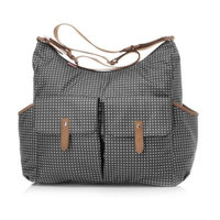 Babymel Frankie Polka Dot Changing Bag, Black