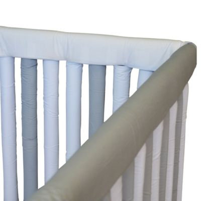 Go Mama Go Designs® 52-Inch x 6-Inch Teething Guard in Grey & White