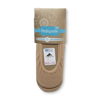 Pediquette Women's 2-Pairs Sock Liners