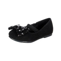 Girls Infant Suede Mary Jane, Black