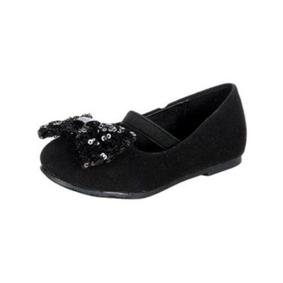 Girls Infant Suede Mary Jane, Black