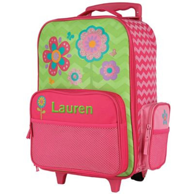Stephen Joseph® Flower Rolling Luggage in Pink