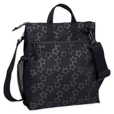 Lassig Casual Star Buggy Bag in Reflective Star Black