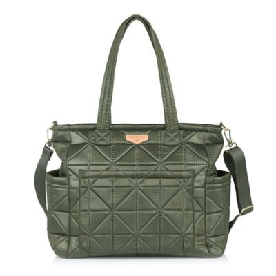 TWELVElittle Carry Love Tote Diaper Bag in Olive