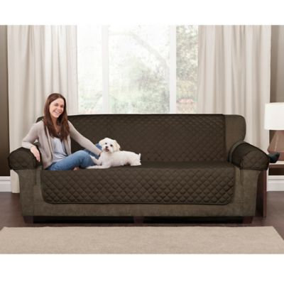 Maytex Smart Cover Maytex Suede 3 Piece Waterproof Pet Sofa - Chocolate