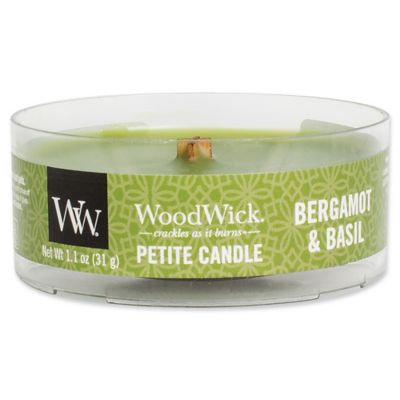 WoodWick® Petite Candle in Bergamot & Basil