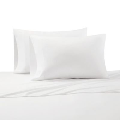 Cr me De La Cr me Milk 300-Thead-Count Cotton King Pillowcases in White