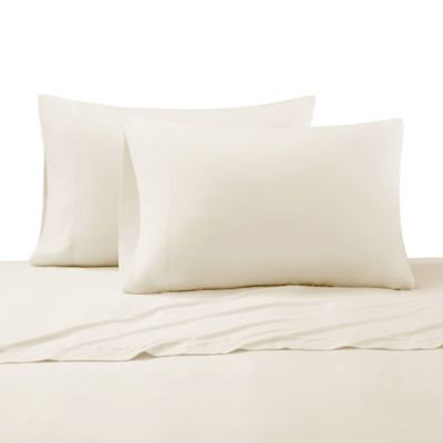 Cr me De La Cr me Milk 300-Thead-Count Cotton King Sheet Set in Ivory