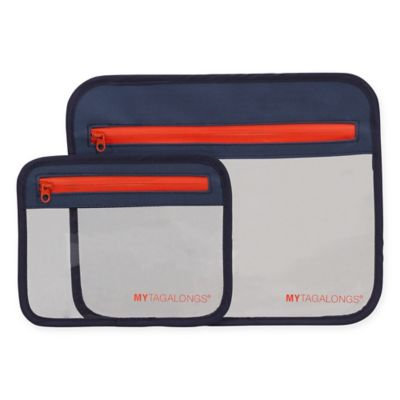 MyTagalongs® 2-Piece Splash Proof Pouch Set in Navy