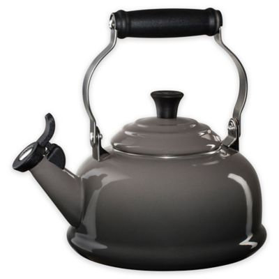 Le Creuset 1.8 Quart Oyster Classic Whistling Tea Kettle