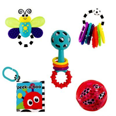 Sassy® Baby's First Development Gift Set in Red