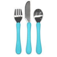green sprouts® Learning Cutlery Set in Aqua
