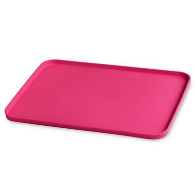 green sprouts® by i play.® Finger Food Silicone Platemat in Pink