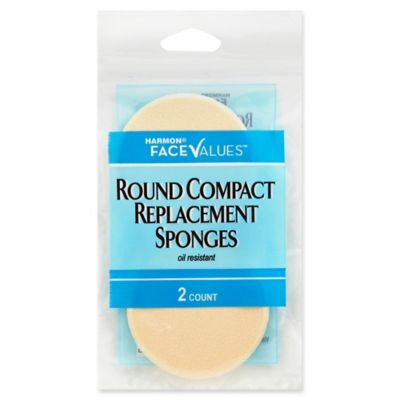 Harmon Face Values: Harmon Face Values Round Compact Sponges 2 Count