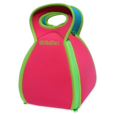 Solvetta Flatbox Insulated Lunch Bag in Pink