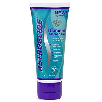 Astroglide Diamond Silicone Gel Premium Silicone Gel Personal Lubricant : Size 3 Oz. (Pack of 2) by Astroglide