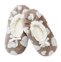 Fuzzy Babba® Heart Slipper Socks