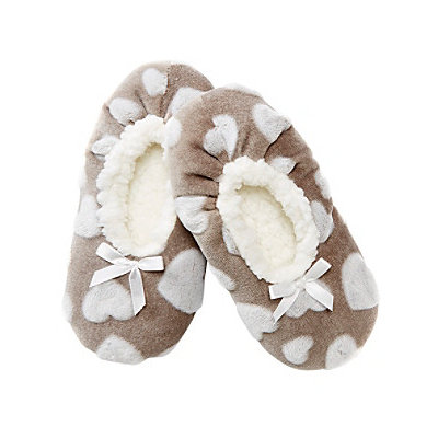 Fuzzy Babba® Heart Slipper Socks