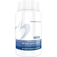 Designs for Health - MSM - 1000mg, Joint + Healthy Skin Support, 90 Capsules