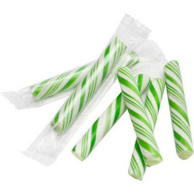 Yum Junkie Sticklettes - Green and White Lime Flavored: 250 Count