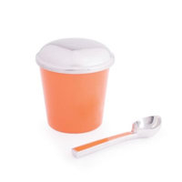 Marigold Artisans Ice Cream Container with Scoop in Sherbet