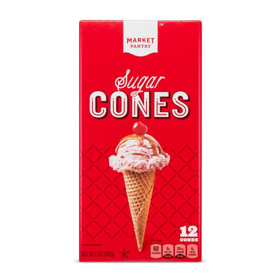 Sugar Cones 12 Count - Market Pantry