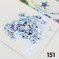151 Nail Art Body Eye Shadow Craft Iridescent Sky Blue Series