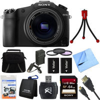 Sony DSC-RX10M II Cyber-shot 4K Video 20.1 MP Digital Still Camera 64GB Card Bundle